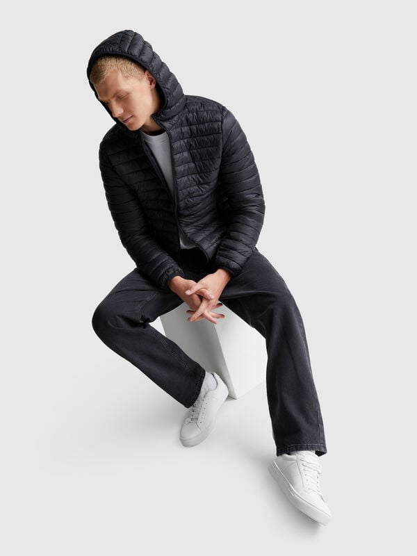 Gefütterte Daunenjacke im Regular Fit Herren