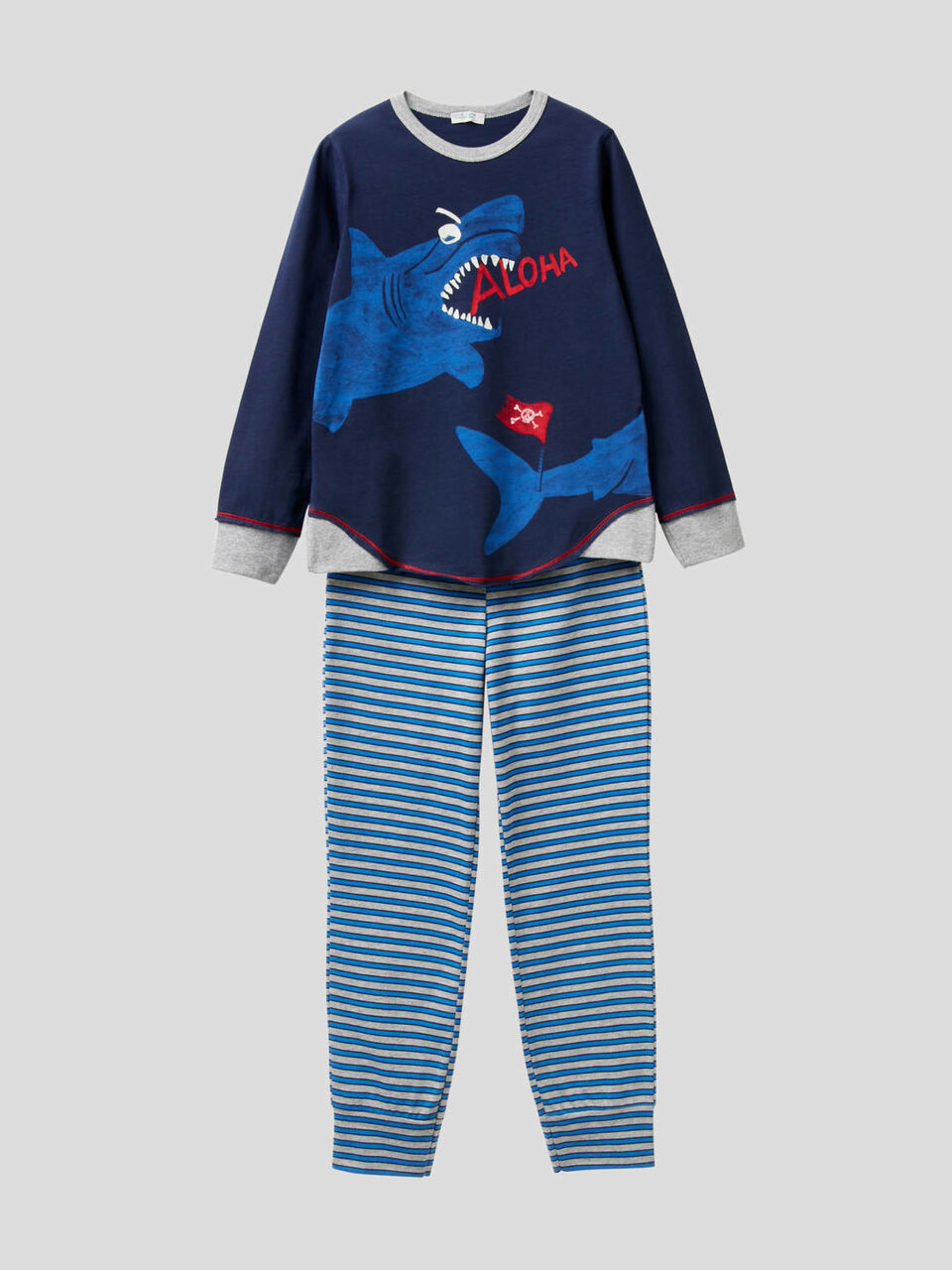 Pyjama mit lumineszierendem Print image number null