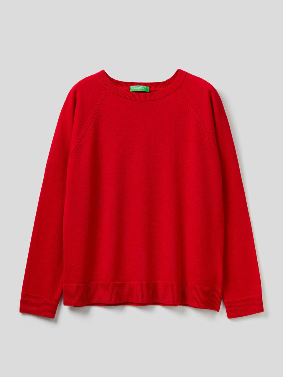 Pullover mit Rundausschnitt in einer Mischung aus Wolle und Cashmere image number 1