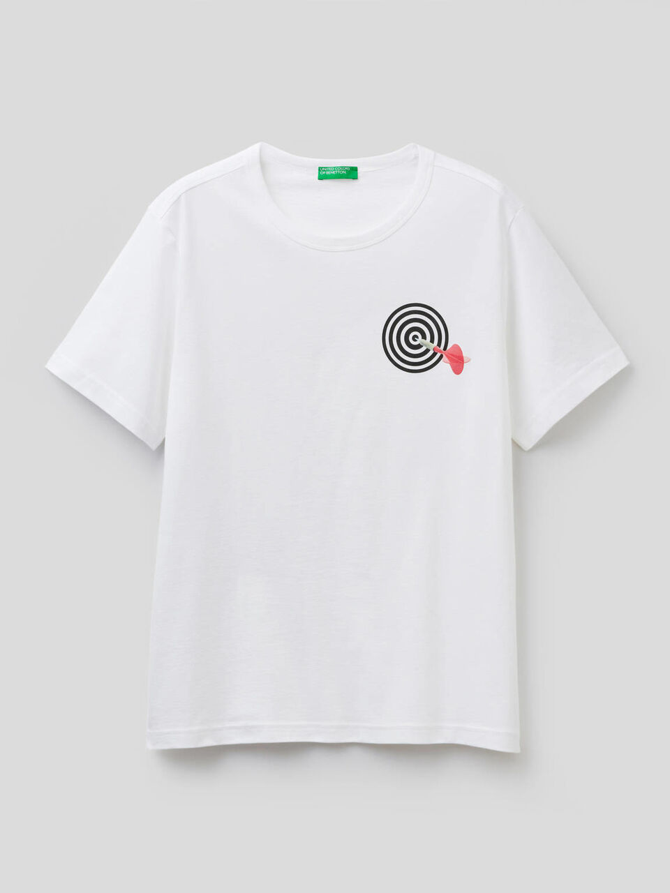 T-Shirt aus reiner Baumwolle mit Print Herren image number 1