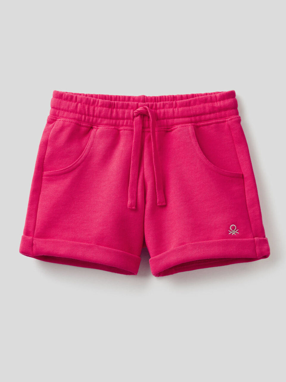 Shorts aus Sweatstoff in reiner Baumwolle image number null