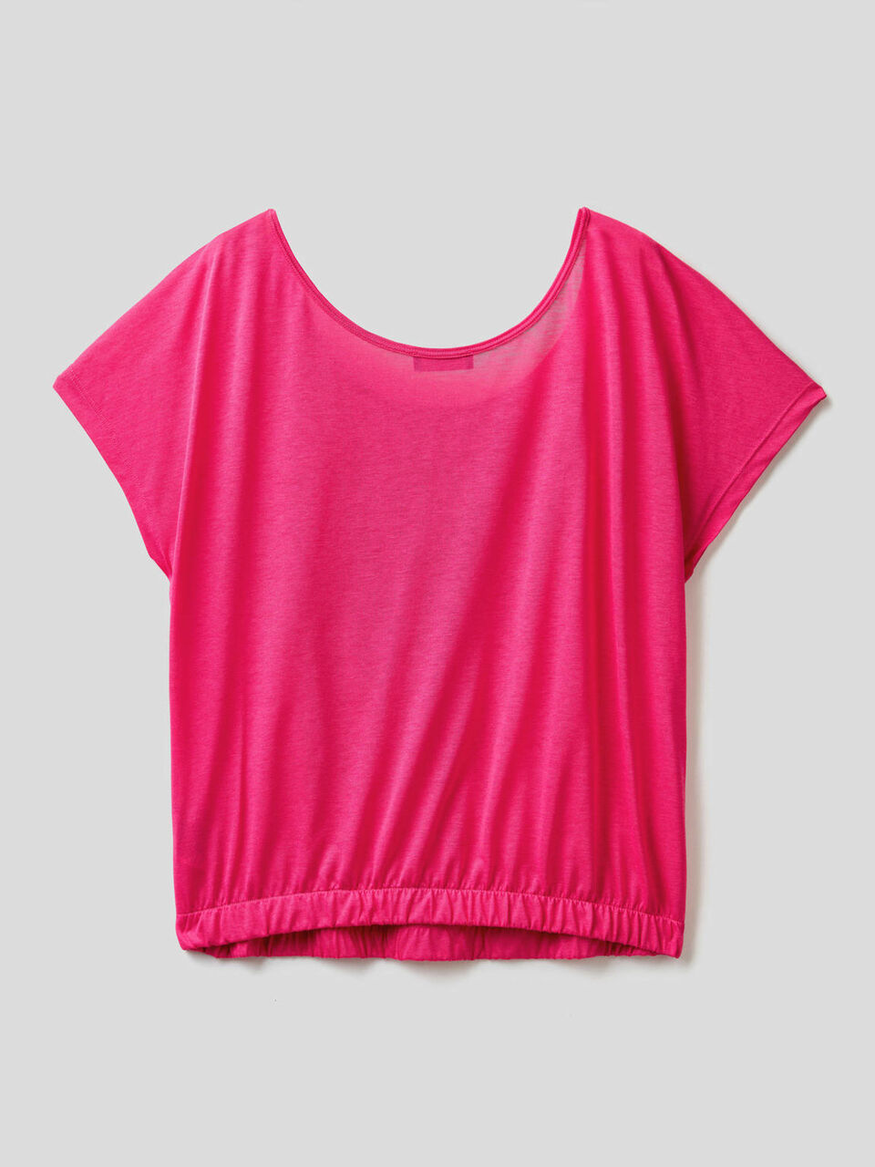 Fließende Bluse mit Rundausschnitt image number 2