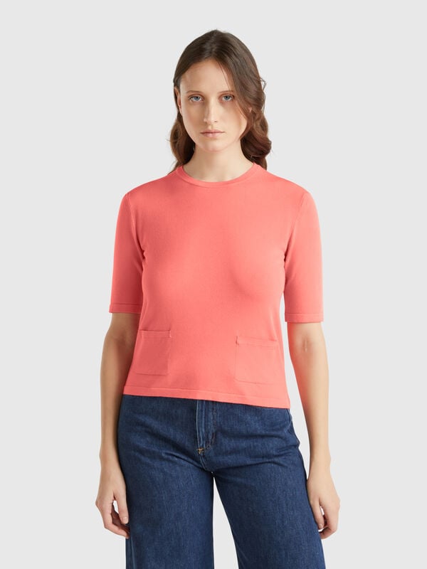 Kurzarmpullover Damen