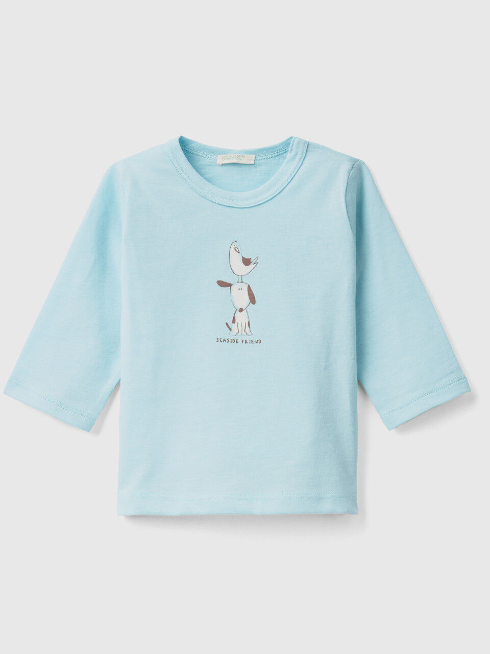 Shirt aus Bio-Baumwolle mit langen Ärmeln