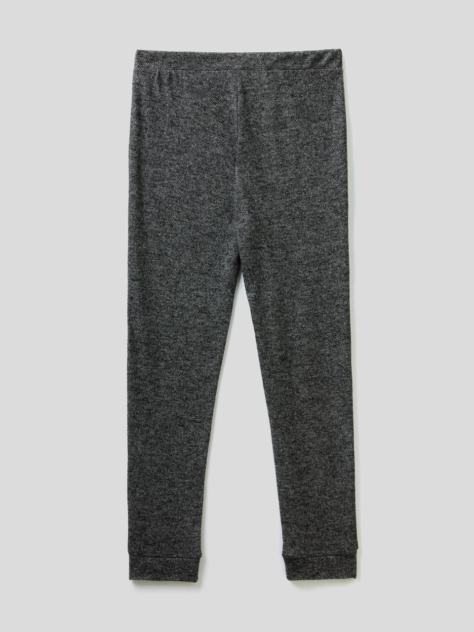 Weiche Hose aus Pfeffer-und-Salz-Gewebe image number 2