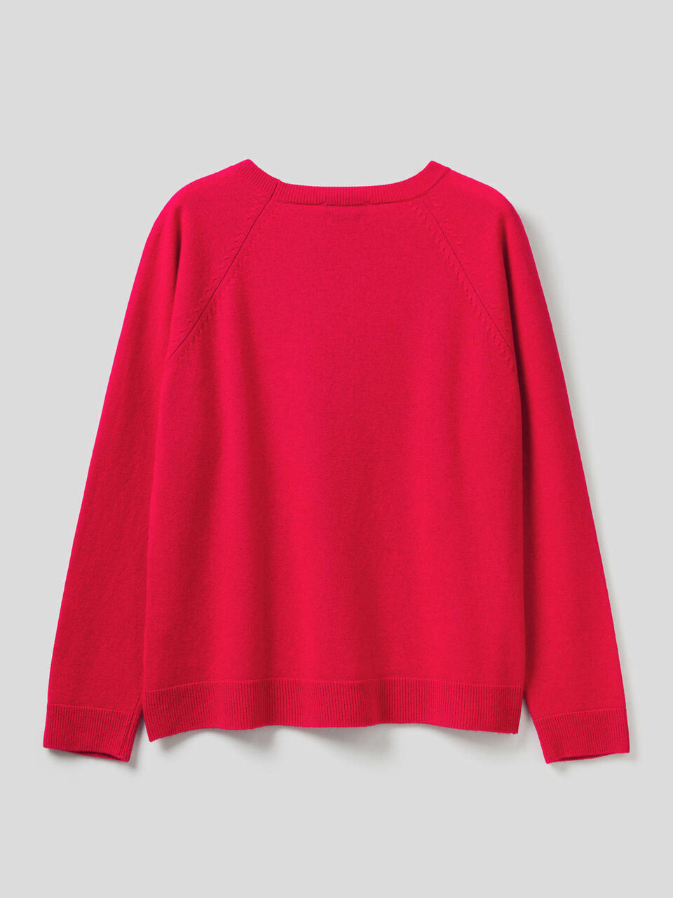 Pullover mit Rundausschnitt in einer Mischung aus Wolle und Cashmere image number 2