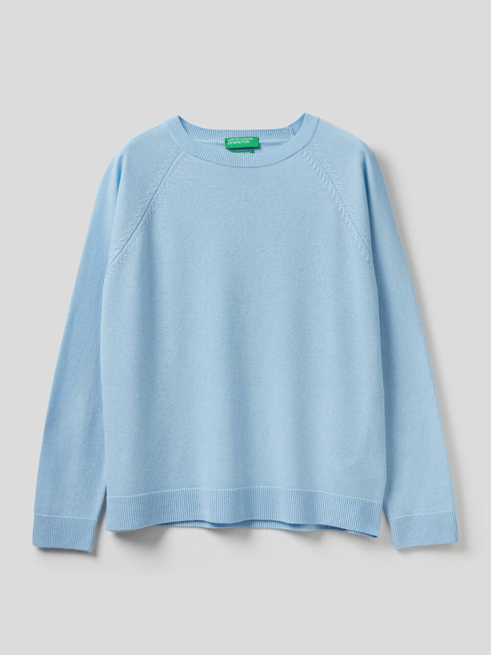 Pullover mit Rundausschnitt in einer Mischung aus Wolle und Cashmere image number 1