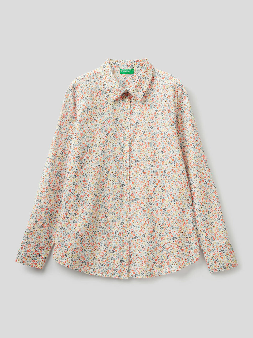 Bluse mit All-over-Muster image number 1