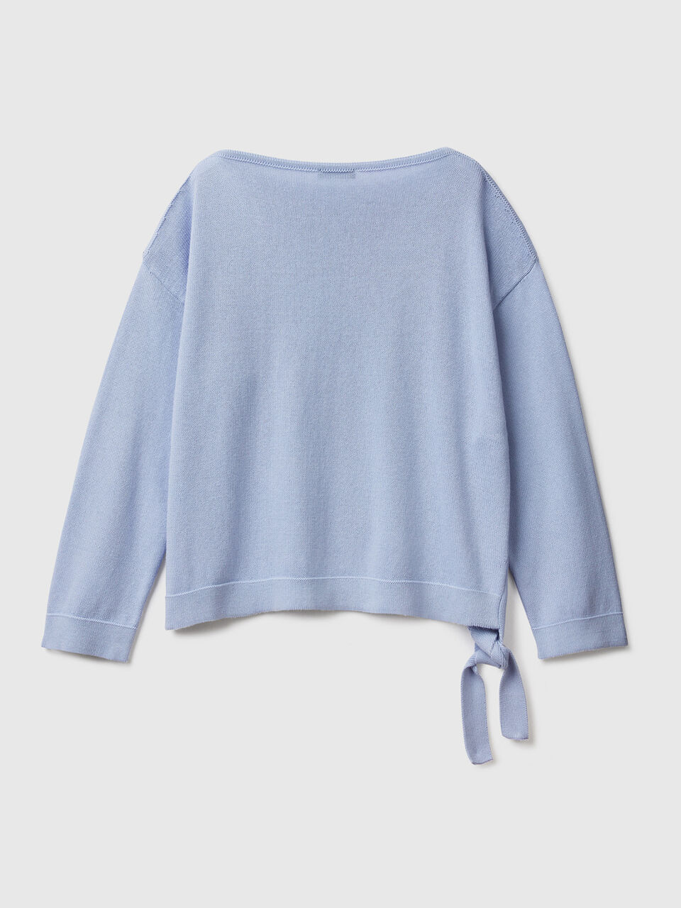 Pullover mit Bändern und Carmenausschnitt image number 2