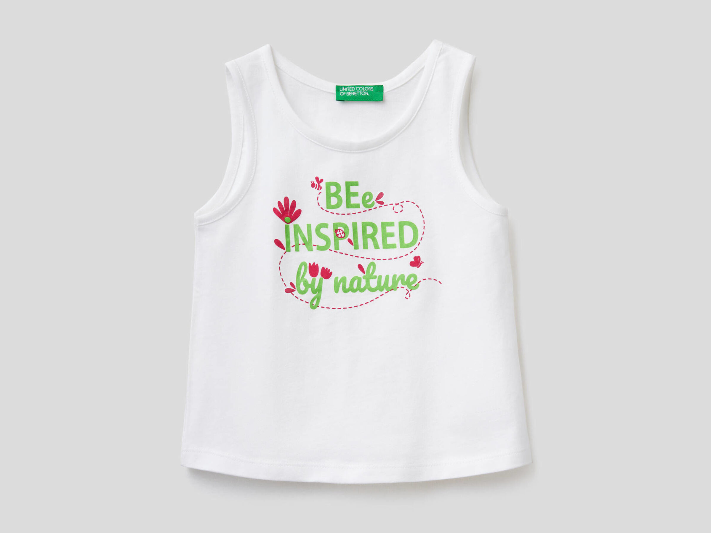 Top aus 100% Baumwolle mit Print image number null