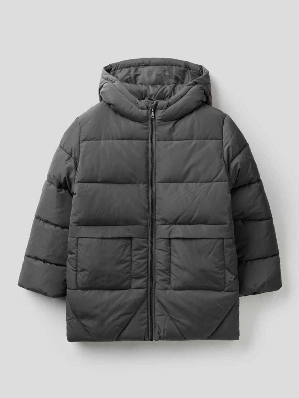 Wattierter Midi-Anorak image number 1