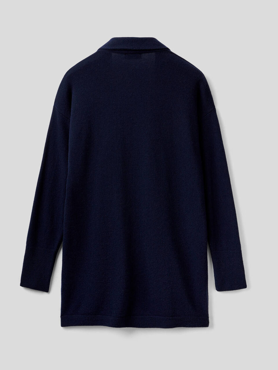 Lange Strickjacke mit Schalkragen image number 2