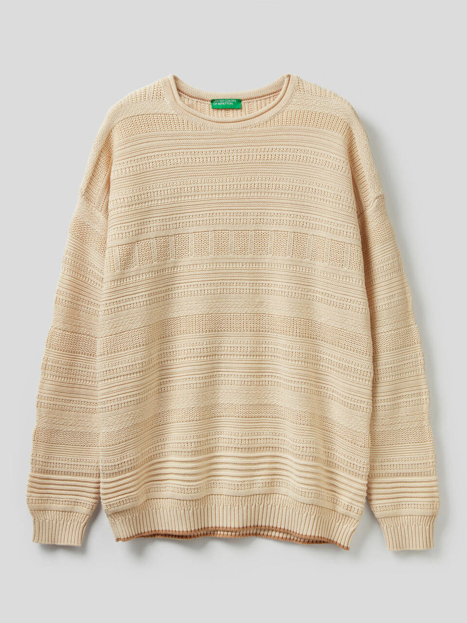 Pullover aus 100% Baumwolle mit besonderer Verarbeitung image number 1