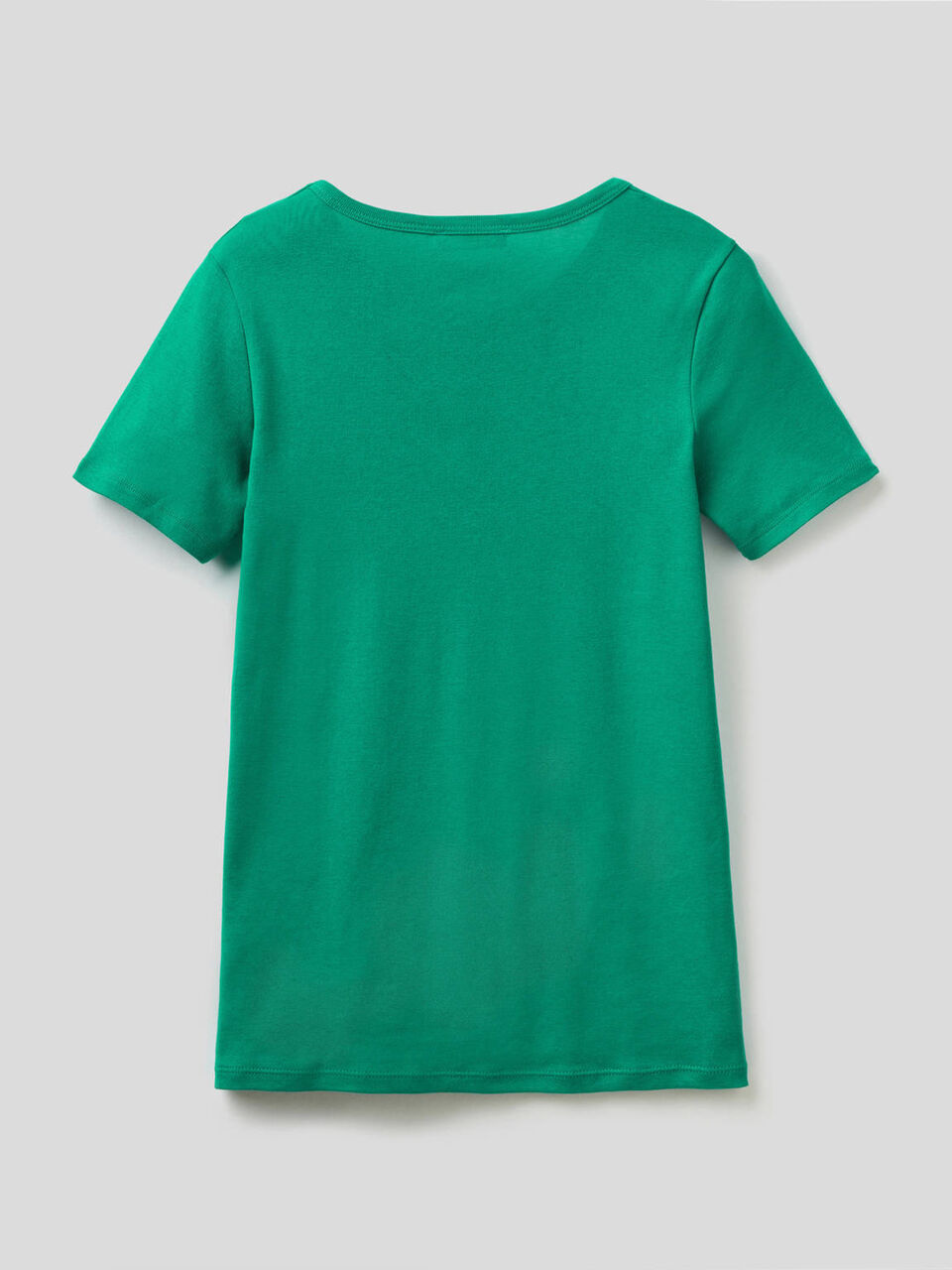 T-Shirt aus 100% Baumwolle mit glitzerndem Logoprint image number 2