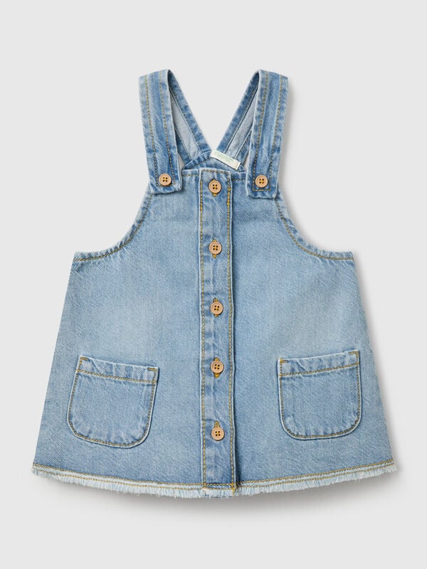 Denim-Latzrock Newborn
