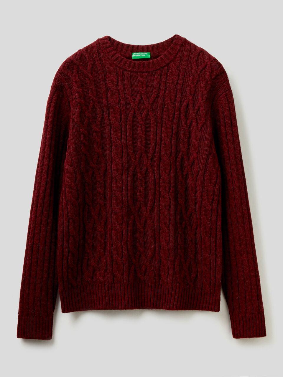 Pullover mit Flecht- und Rippenmuster image number 1
