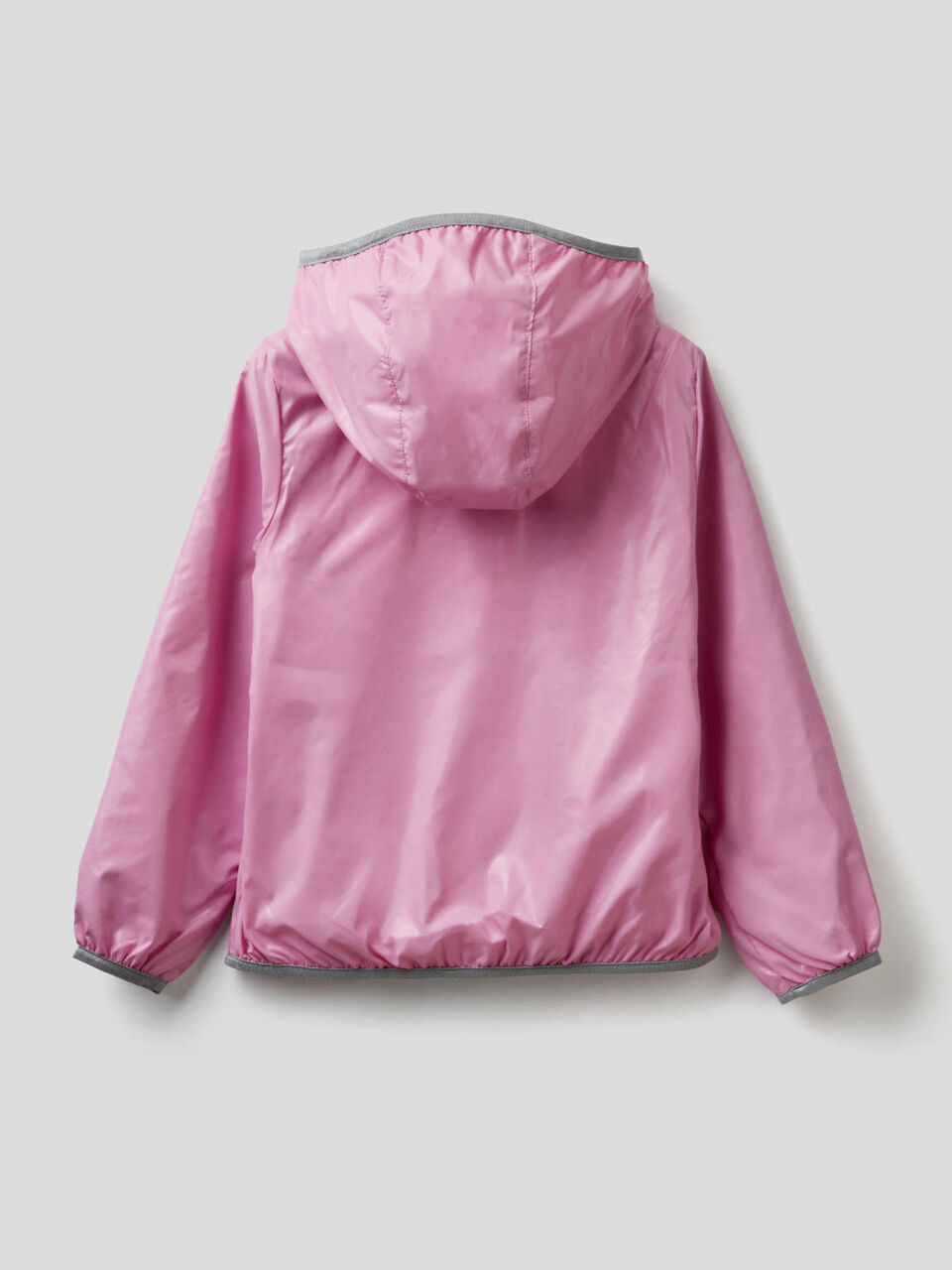 Jacke aus technischem Stoff mit Kapuze image number 2