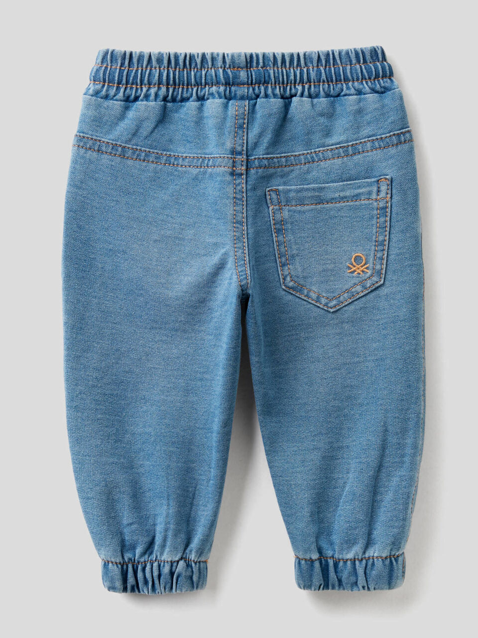 Hose aus Sweatstoff mit Denim-Effekt image number 2