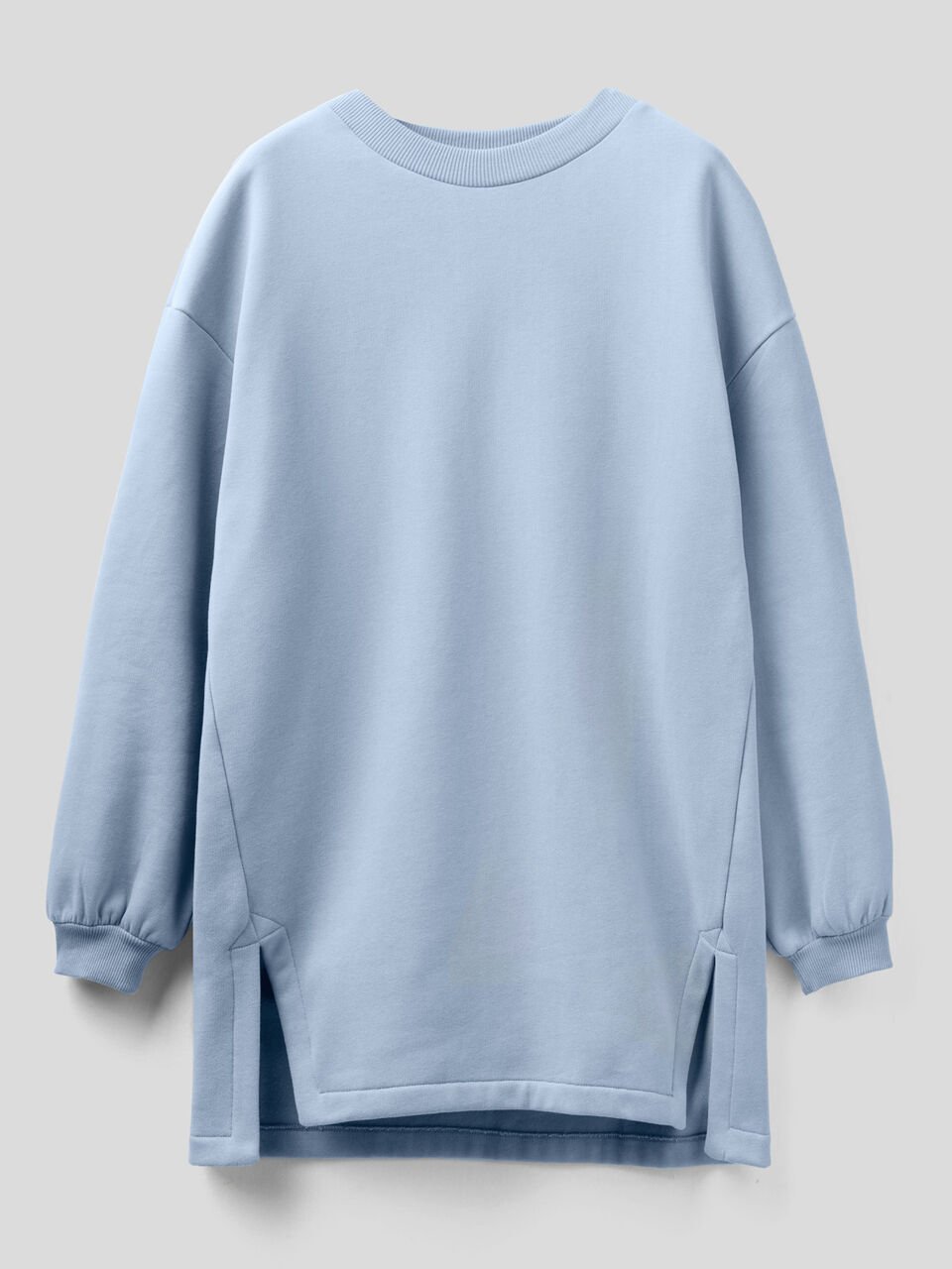 Langes Oversize-Sweatshirt aus einer Baumwollmischung image number 1