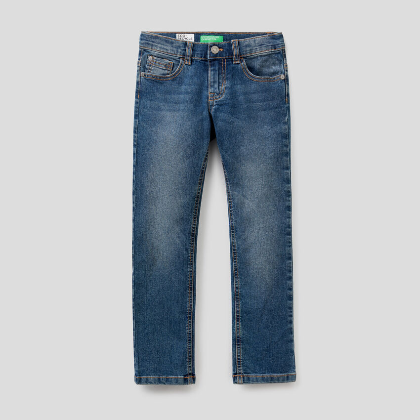 Slim-Fit-Jeans aus Denim "Eco-Recycle"