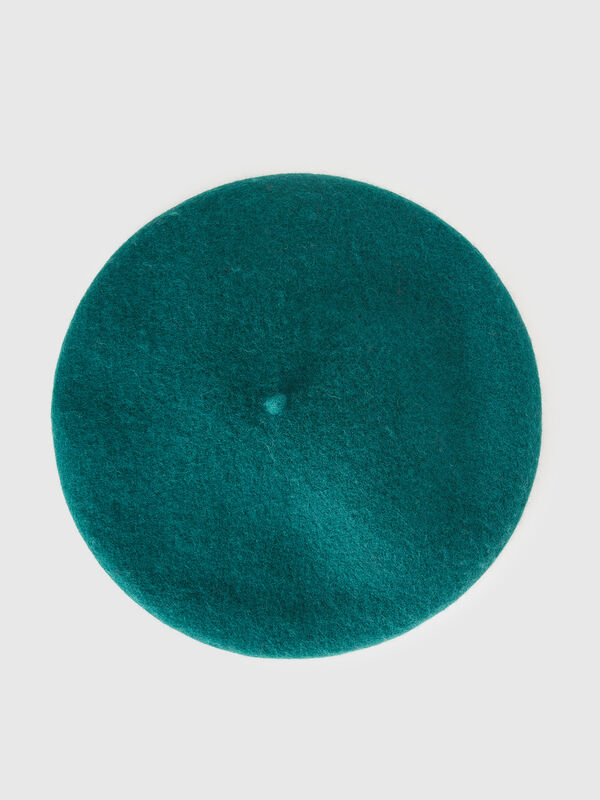 Klassische Baskenmütze aus Wollmischung Damen