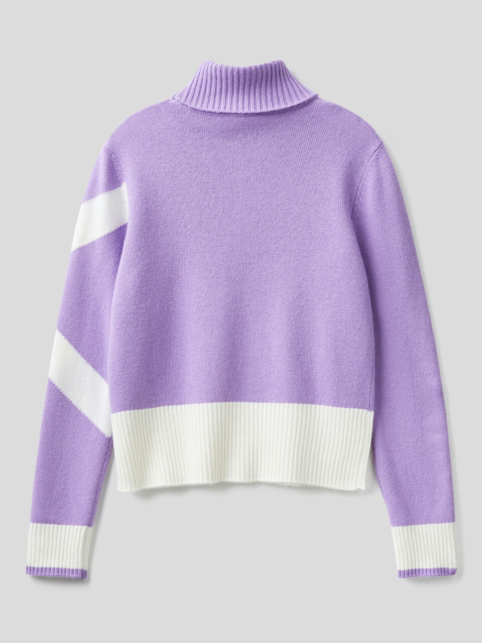 Rollkragenpullover mit Logo BenettonxPantone™ image number 2