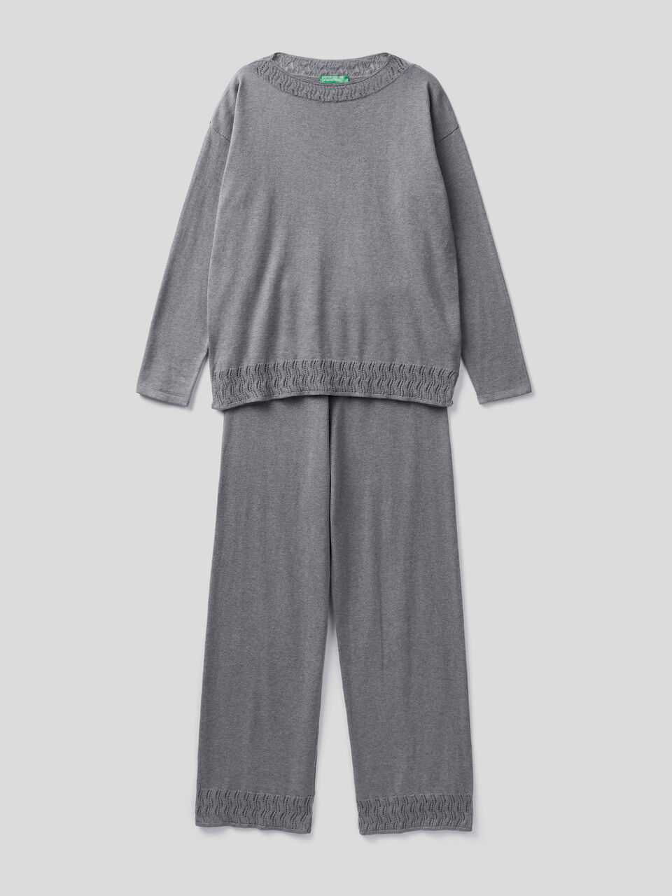 Pyjama aus Strick in 100% Baumwolle image number 1