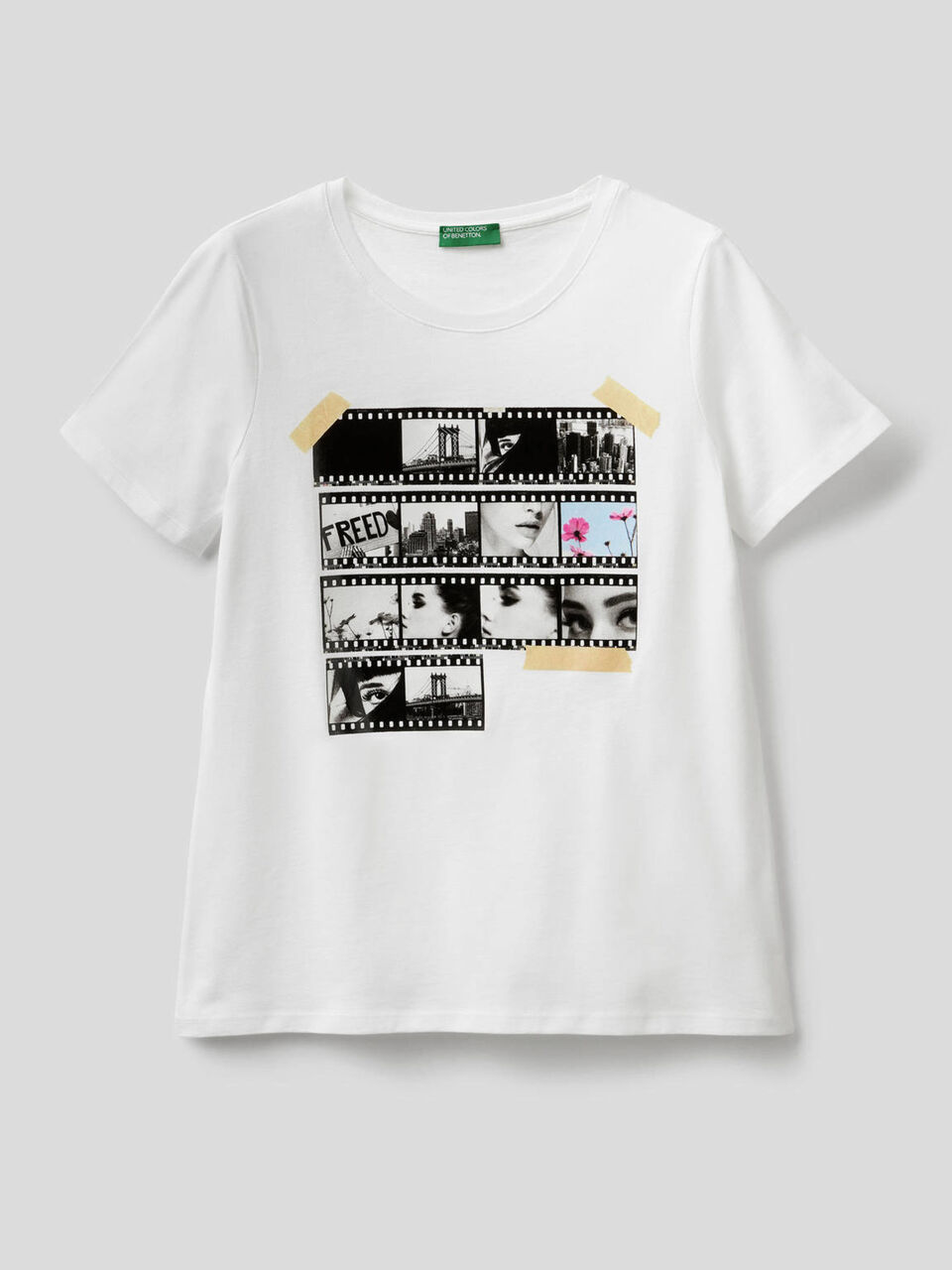 T-Shirt aus 100% Baumwolle mit Print image number 1
