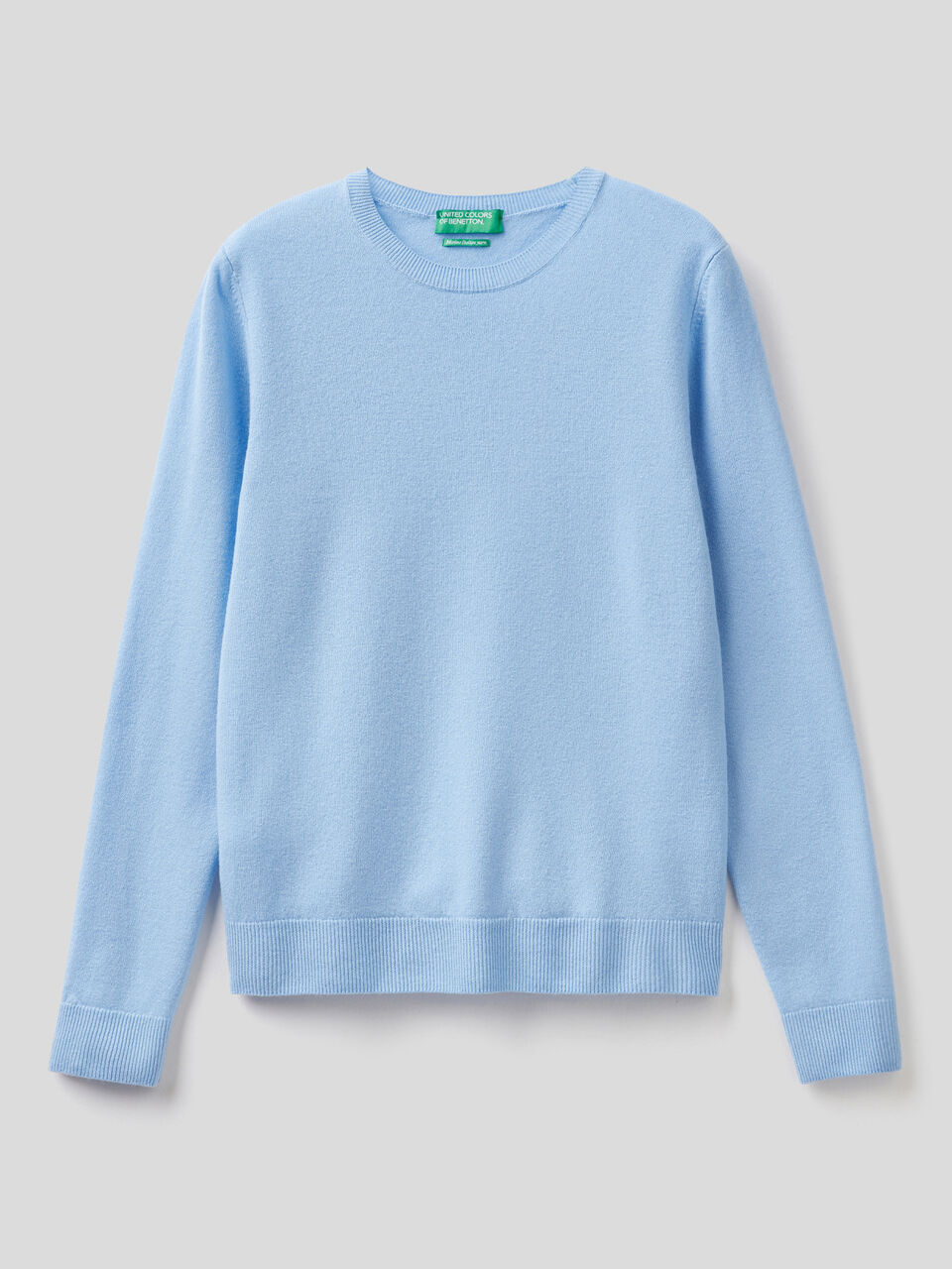 Pulli mit Rundhalsausschnitt aus Merinowolle image number 1