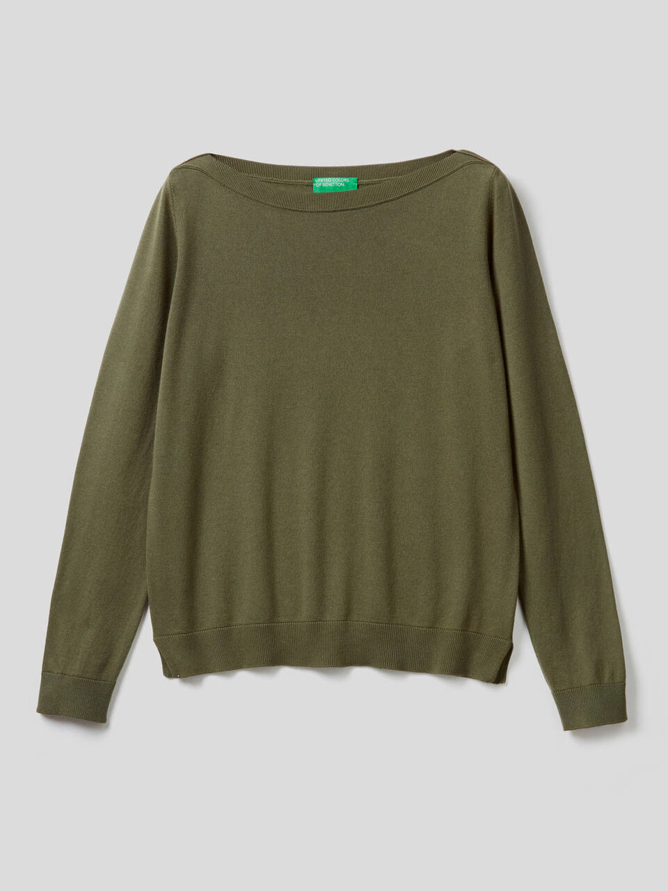 Pullover mit Carmenausschnitt image number 1