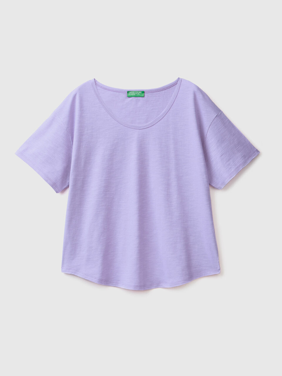 T-Shirt aus leichter Baumwolle mit kurzen Ärmeln image number 1