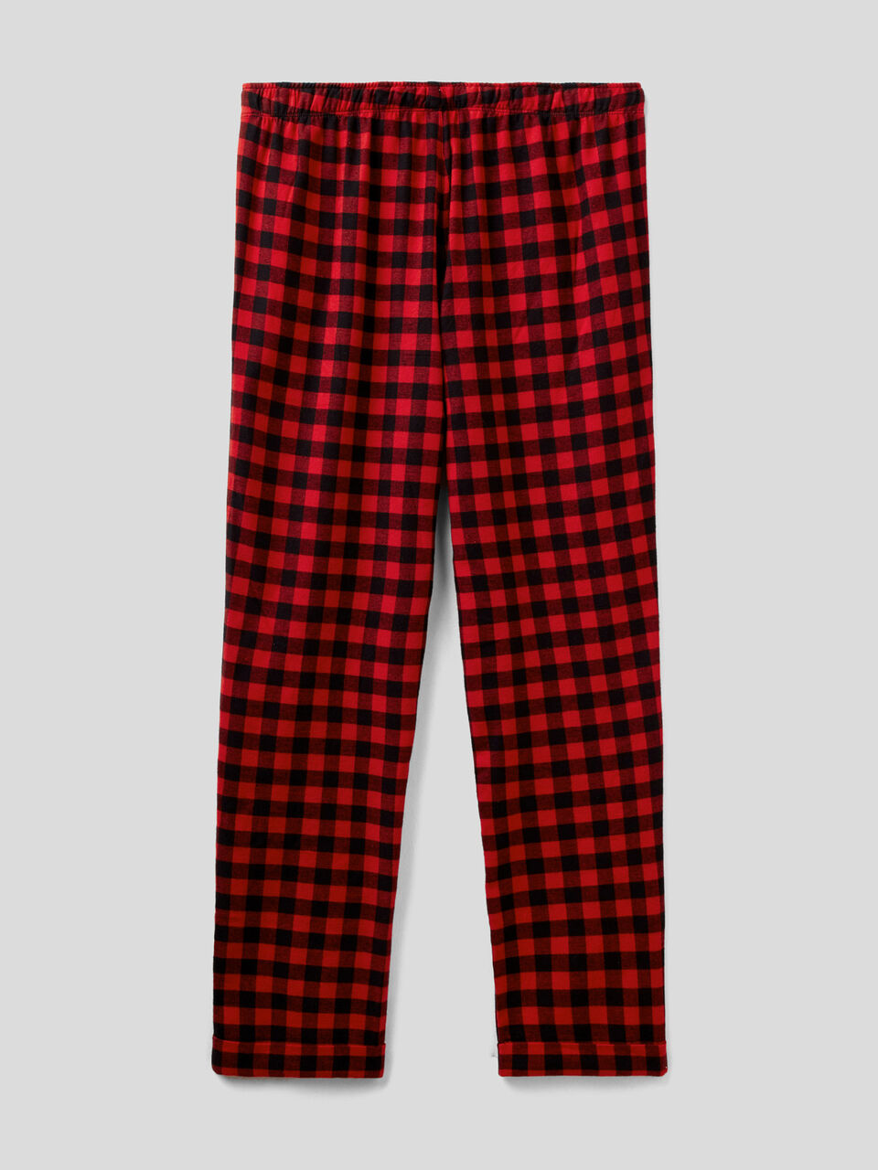 Karierte Hose aus Flanell in Baumwolle image number 2