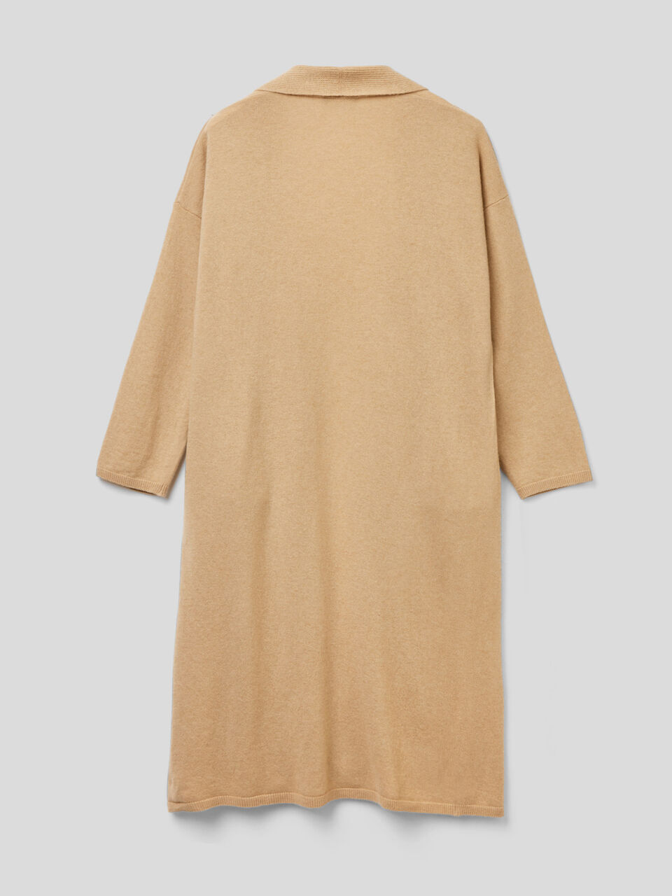 Offene Maxi-Strickjacke aus einer Wollmischung image number 2