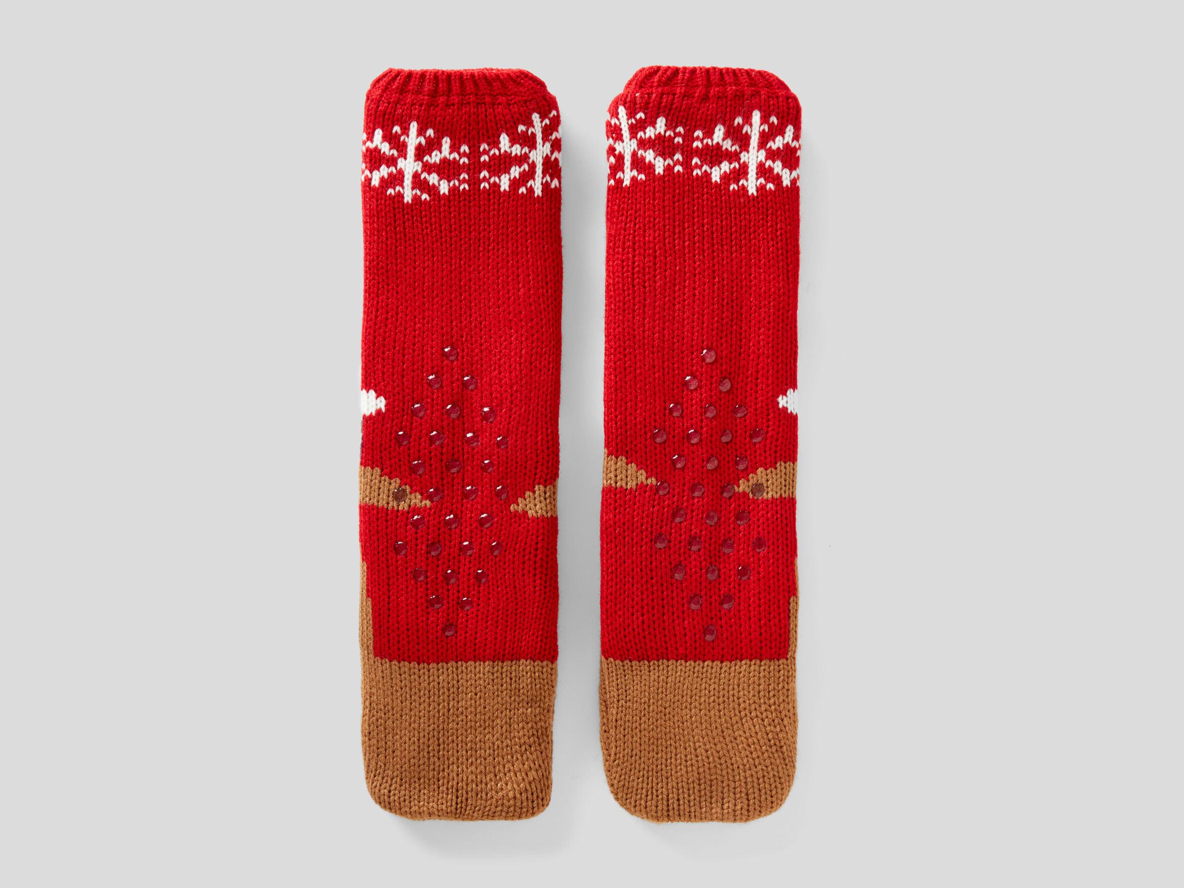 Gestrickte Socken mit Rentier-Design image number 2