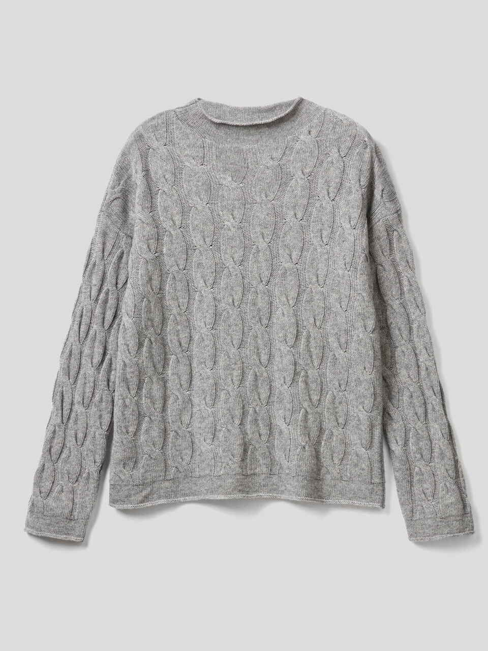 Pullover mit Flechtmuster image number 1