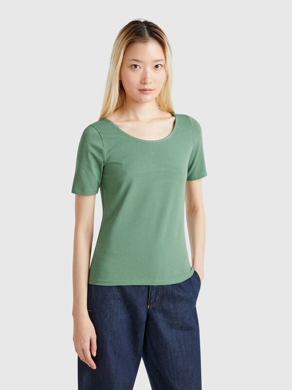 Wendbares Slim-Fit-T-Shirt Damen